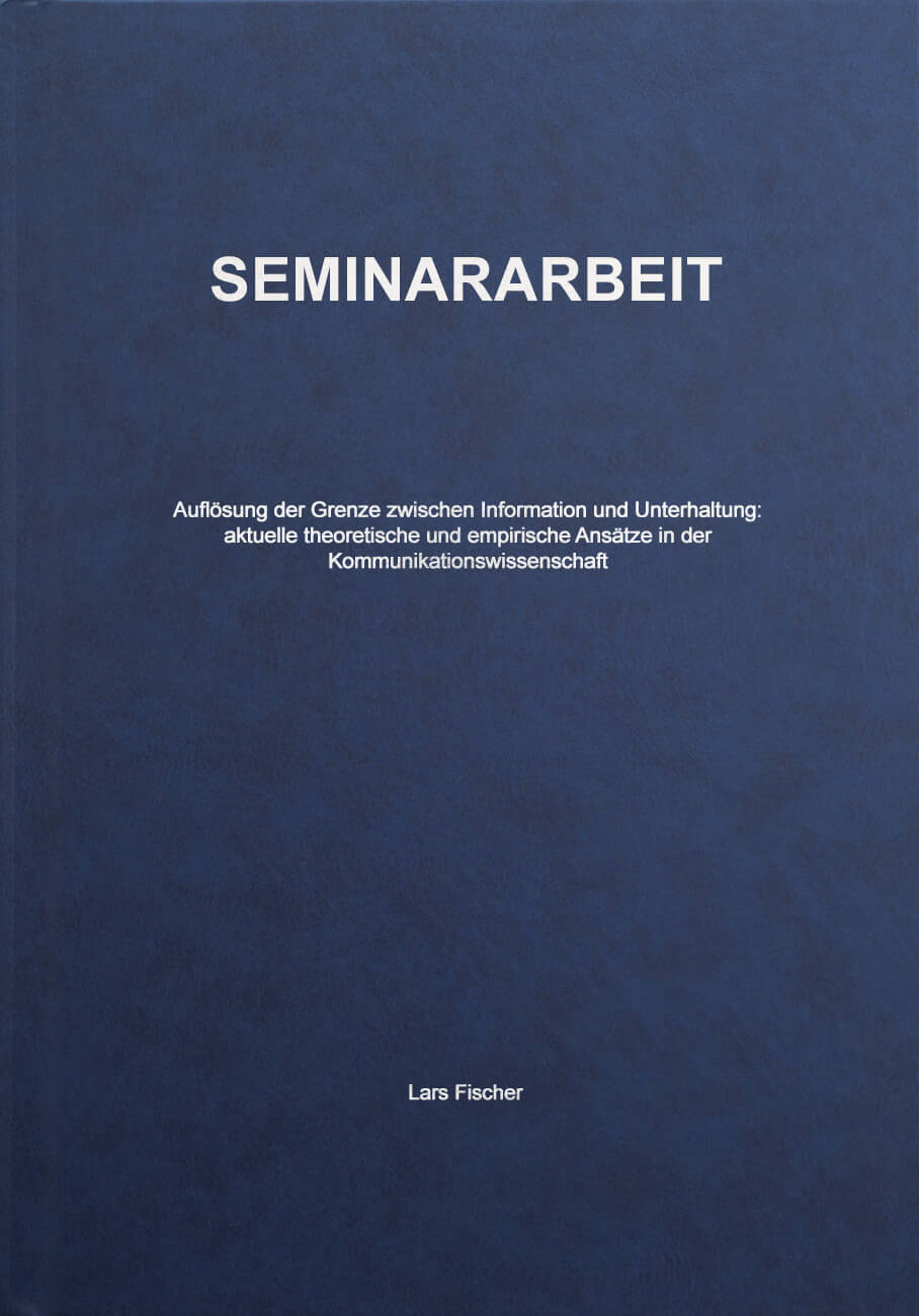 Seminarfacharbeits-Buch